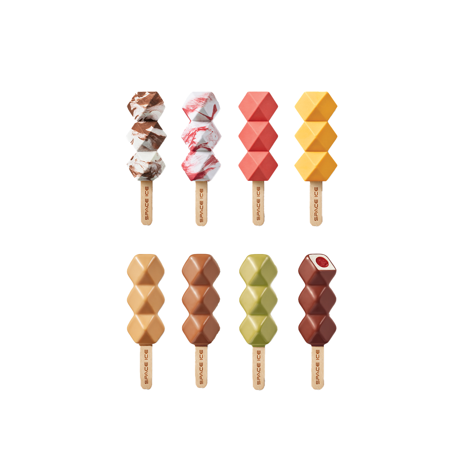 Set 5 Înghețate SpaceIce Afine - Mascarpone