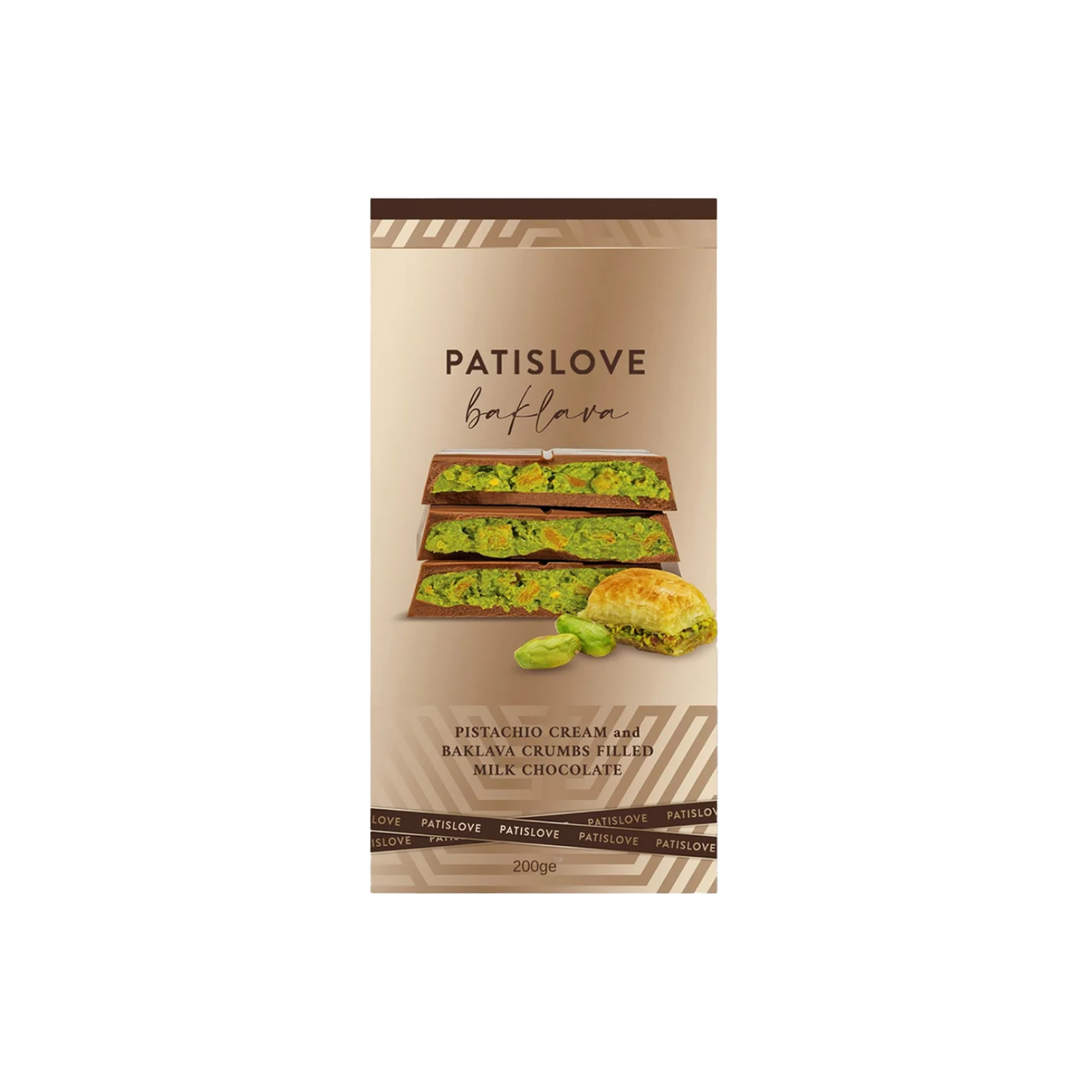Ciocolată Patiswiss Dubai cu Baklava