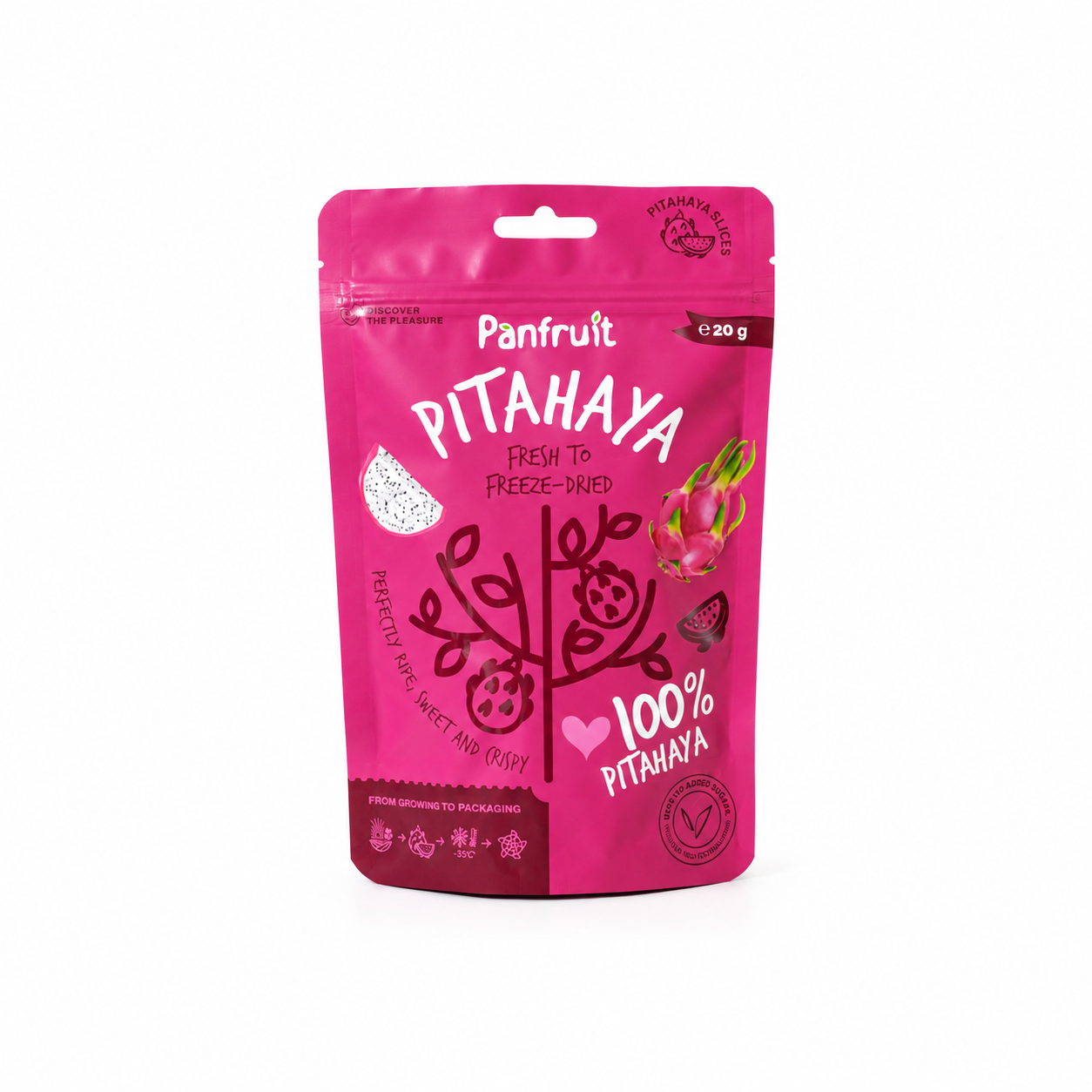 Fructul dragonului liofilizat Panfruit